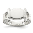 Sterling Silver Fancy Signet Ring
