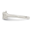 Sterling Silver Polished 'Love' Adjustable Ring