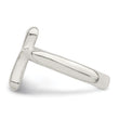 Sterling Silver Vertical Tiny Freeform Cross Ring