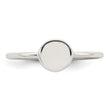 Sterling Silver Polished Circle Ring
