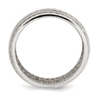 Sterling Silver Rhodium-plated 5-row Eternity Ring
