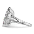 Sterling Silver Rhodium-plated Multi Gemstone Ring - Birthstone Company