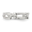 Sterling Silver Polished Fancy Link Ring