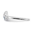 Sterling Silver RH-plated Multi-color Enameled Cupcake Children's Ring