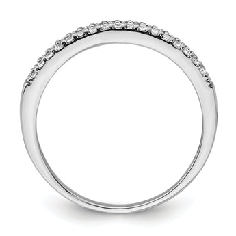Sterling Silver Rhodium-Plated CZ Ring