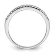 Sterling Silver Rhodium-Plated CZ Ring - Birthstone Company