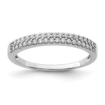 Sterling Silver Rhodium-Plated CZ Ring - Birthstone Company