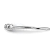 Sterling Silver Rhodium-plated 5-Bezel CZ Ring - Birthstone Company