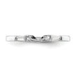 Sterling Silver Rhodium-plated CZ Two Piece Wedding Set Rings