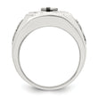 Sterling Silver Black Agate Ring