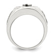 Sterling Silver Black Agate Ring - Birthstone Company