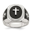 Sterling Silver Black Agate Ring - Birthstone Company