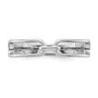 Sterling Silver Rhodium-plated Polished Ring