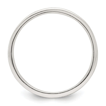 Sterling Silver Polished Oxidized Patterned Men's Band Ring - Birthstone Company