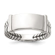 Sterling Silver Oxidized Men's Ring - Birthstone Company