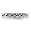 Sterling Silver Antiqued Adjustable Toe Ring