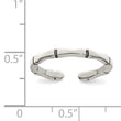 Sterling Silver Solid Toe Ring