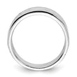 Sterling Silver Polished & Antiqued Ribbed Ring