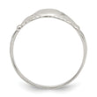 Sterling Silver Solid Claddagh Ring