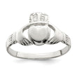 Sterling Silver Solid Claddagh Ring