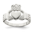 Sterling Silver Solid Claddagh Ring