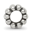 Sterling Silver 925 Polished Bali Bead with Solid Casted Design - Birthstone Company