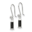 Sterling Silver Reflections Rh-plated Enamel Heart Shepherd Hook Earrings - Birthstone Company
