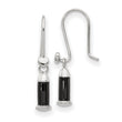 Sterling Silver Reflections Rh-plated Enamel Heart Shepherd Hook Earrings - Birthstone Company