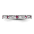 Sterling Silver Stackable Expressions Rhodolite Garnet Ring - Birthstone Company