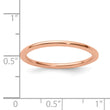 Sterling Silver Stackable Expressions Pink-plated Polished Ring