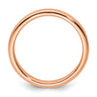 Sterling Silver Stackable Expressions Pink-plated Polished Ring