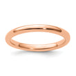Sterling Silver Stackable Expressions Pink-plated Polished Ring
