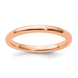 Sterling Silver Stackable Expressions Pink-plated Polished Ring - Birthstone Company