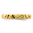 Sterling Silver Stackable Expressions Gold-plated Ring
