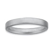 Sterling Silver Stackable Expressions Rhodium Satin Ring