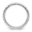 Sterling Silver Stackable Expressions Rhodium Ring