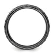 Sterling Silver Stackable Expressions Black-plated Ring