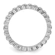Sterling Silver Stackable Expressions Diamond Ring - Birthstone Company