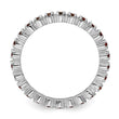 Sterling Silver Stackable Expressions Garnet Ring - Birthstone Company