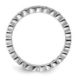 Sterling Silver Stackable Expressions Garnet Ring - Birthstone Company