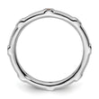 Sterling Silver Stackable Expressions Garnet Ring - Birthstone Company