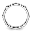 Sterling Silver Stackable Expressions Aquamarine Ring - Birthstone Company