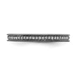 Sterling Silver Stackable Expressions & Diamonds Black-plated Ring - Birthstone Company