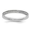 Diamond Eternity Ring in Sterling Silver (1/5 ct. tw.)