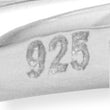 Sterling Silver Stackable Expressions Low 4mm Round Garnet Ring - Birthstone Company