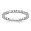 Sterling Silver Stackable Expressions White Topaz & Diamond Ring