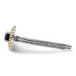 Sterling Silver & 14k Stackable Expressions Created Sapphire Ring - Birthstone Company