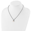 Shey Couture Sterling Silver Rhodium-plated with 14K Accent 18 Inch 6-7mm Freshwater Cultured Pearl Necklace - Birthstone Company