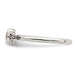 Shey Couture Sterling Silver Rhodium-Plated with 14k Accent Polished Cushion-cut Citrine Ring - Birthstone Company