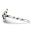 Shey Couture Sterling Silver with 14k Accent Antiqued Amethyst Ring - Birthstone Company